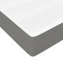 Materasso a Molle Insacchettate Grigio Scuro 140x190x20 cm