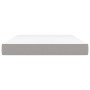 Materasso a Molle Insacchettate Grigio Chiaro 140x200x20 cm