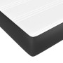 Materasso a Molle Insacchettate Nero 100x200x20cm in Similpelle
