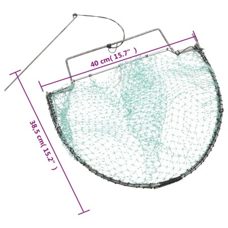 Trappola per Uccelli Verde 40 cm in Acciaio