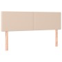Giroletto Molle Materasso e LED Cappuccino 140x190cm Similpelle