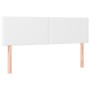 Giroletto Molle con Materasso e LED Bianco 140x200cm Similpelle