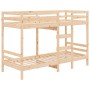 Letto a Castello 90x190 cm in Legno Massello di Pino