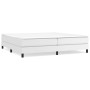 Giroletto a Molle con Materasso Bianco 200x200cm in Similpelle