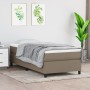 Giroletto a Molle con Materasso Tortora 100x200 cm in Tessuto