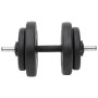 Set Bilanciere Curl e Manubri con Dischi 60 kg