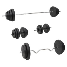 Set Bilanciere e Manubri con Dischi 120 kg