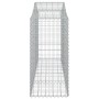 Cesti Gabbioni ad Arco 6 pz 200x50x120/140 cm Ferro Zincato