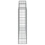 Cesti Gabbioni ad Arco 5 pz 200x30x120/140 cm Ferro Zincato