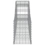 Cesti Gabbioni ad Arco 2 pz 300x30x40/60 cm Ferro Zincato