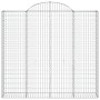 Cesti Gabbioni ad Arco 8 pz 200x50x180/200 cm Ferro Zincato