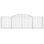 Cesti Gabbioni ad Arco 4 pz 300x50x80/100 cm Ferro Zincato