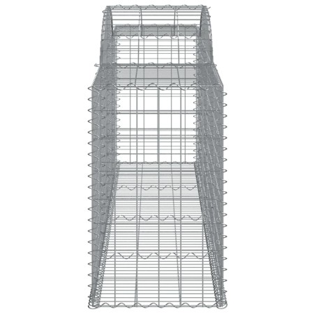 Cesti Gabbioni ad Arco 4 pz 300x50x80/100 cm Ferro Zincato