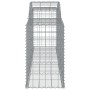 Cesti Gabbioni ad Arco 4 pz 300x50x80/100 cm Ferro Zincato