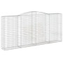 Cesti Gabbioni ad Arco 10 pz 400x50x180/200 cm Ferro Zincato