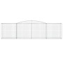 Cesti Gabbioni ad Arco 3 pz 400x50x100/120 cm Ferro Zincato