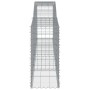 Cesti Gabbioni ad Arco 3 pz 400x50x100/120 cm Ferro Zincato