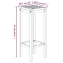 Set da Bar da Giardino 5 pz in Legno Massello di Acacia