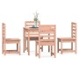 Set da Pranzo per Giardino 5 pz in Legno Massello di Douglas