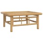 Set Salotto da Giardino 11pz con Cuscini Grigio Scuro Bambù