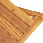 Set da Pranzo per Giardino 5 pz in Legno Massello di Teak