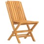 Sedie da Giardino Pieghevoli 6pz 47x47x89cm Legno Massello Teak