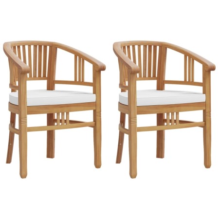 Set da Pranzo per Giardino 3 pz in Legno Massello di Teak