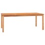 Set da Pranzo da Giardino 7 pz in Legno Massello di Teak