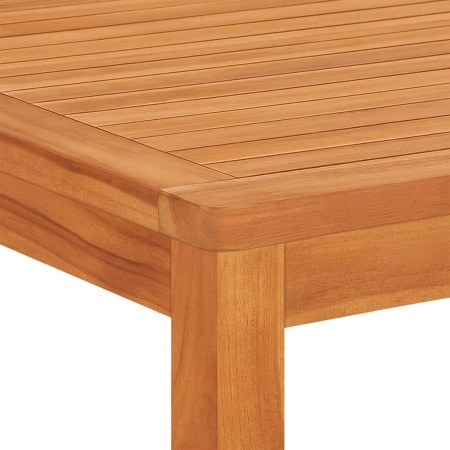 Set da Pranzo per Giardino 5 pz in Legno Massello di Teak