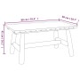 Set Divani da Giardino 5 pz in Legno Massello di Abete