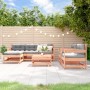 Set Divani Giardino 7 pz con Cuscini Legno Massello di Douglas