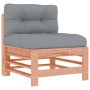 Set Divani Giardino 3pz con Cuscini Legno Massello di Douglas