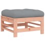 Set Divani Giardino 3pz con Cuscini Legno Massello di Douglas