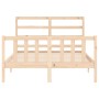 Giroletto con Testiera 140x190 cm in Legno Massello