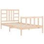 Giroletto con Testiera 90x190 cm in Legno Massello