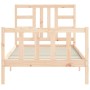 Giroletto con Testiera 90x190 cm in Legno Massello