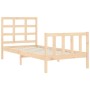 Giroletto con Testiera 90x190 cm in Legno Massello