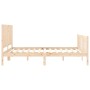 Giroletto con Testiera 160x200 cm in Legno Massello