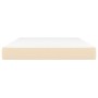 Materasso a Molle Insacchettate Cream 140x190x20 cm in Tessuto
