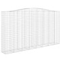 Cesti Gabbioni ad Arco 6 pz 400x50x220/240 cm Ferro Zincato