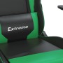 Sedia da Gaming Nera e Verde in Similpelle