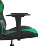 Sedia da Gaming Nera e Verde in Similpelle