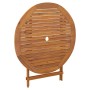 Set da Pranzo per Giardino 5 pz in Legno Massello di Acacia