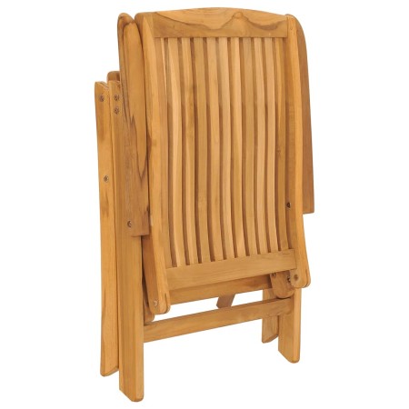 Set Salotto da Giardino 5 pz in Legno Massello di Teak