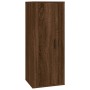 Set Mobili Porta TV 5 pz Rovere Marrone in Legno Multistrato