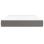 Materasso a Molle Grigio 120x200x20 cm in Similpelle