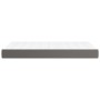 Materasso a Molle Grigio 120x200x20 cm in Similpelle