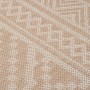 Tappeto da Esterni a Tessitura Piatta 80x250 cm Strisce Marroni