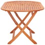 Set Pranzo da Giardino 9 pz Grigio Legno Eucalipto e Textilene