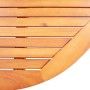 Set Pranzo da Giardino 9 pz Grigio Legno Eucalipto e Textilene
